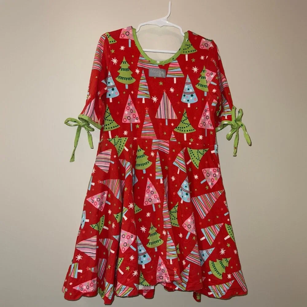Eleanor Rose 7/8 Christmas Tree Dress